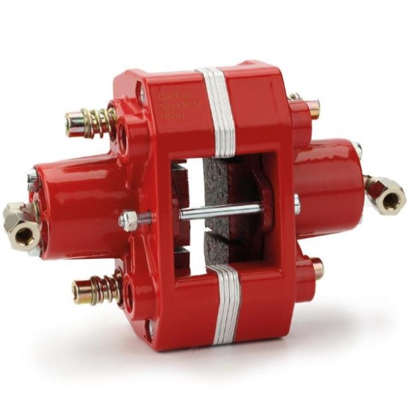 Bremszange hydraulisch rot inkl. Bremsbeläge