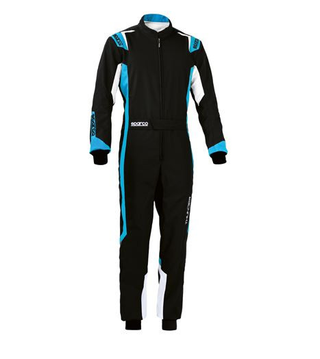 Sparco Kartoverall Thunder Level2 schwarz/blau