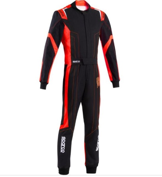 Sparco Kartoverall Thunder Advanced schwarz/rot