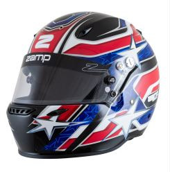 Zamp Helm ZR72 Black Red Blue