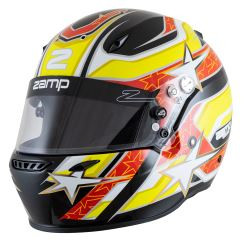 Zamp Helm ZR72 Black Red Orange
