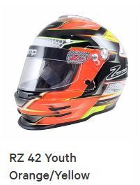 Zamp Helm RZ 42 Youth Orange Yellow