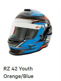 Zamp Helm RZ 42 Youth Orange Blue